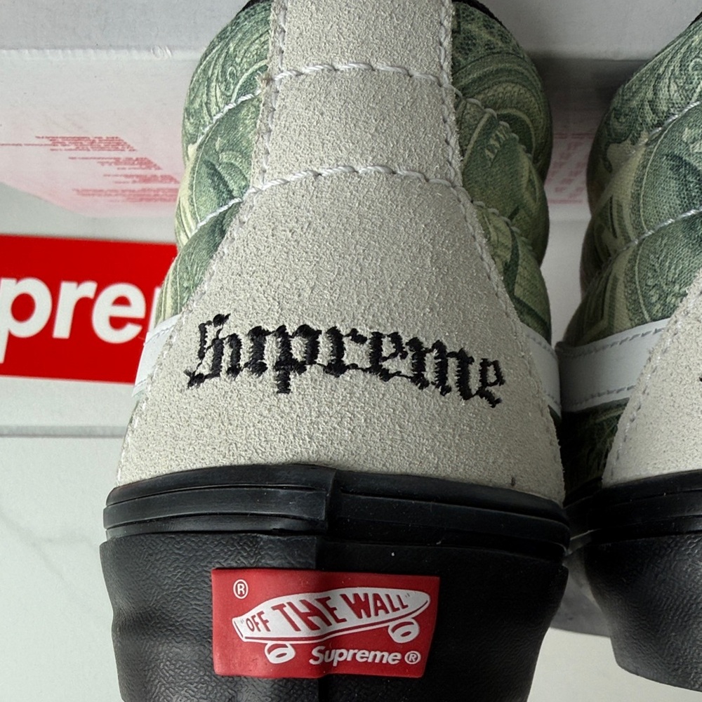 Supreme Vans Skate Grosso Mid “Dollar Bill” 💵 - Picture 6 of 12